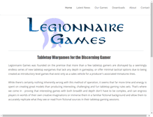 Tablet Screenshot of legionnairegames.com